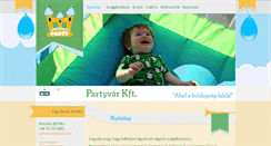 Desktop Screenshot of partyvar.hu