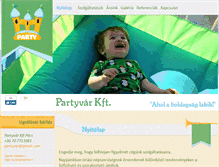 Tablet Screenshot of partyvar.hu